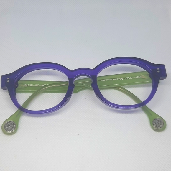 ANNE & VALENTIN OPUS c.1200 46-21 Rx Eyeglass Frame, Pre-Owned - Picture 3 of 11